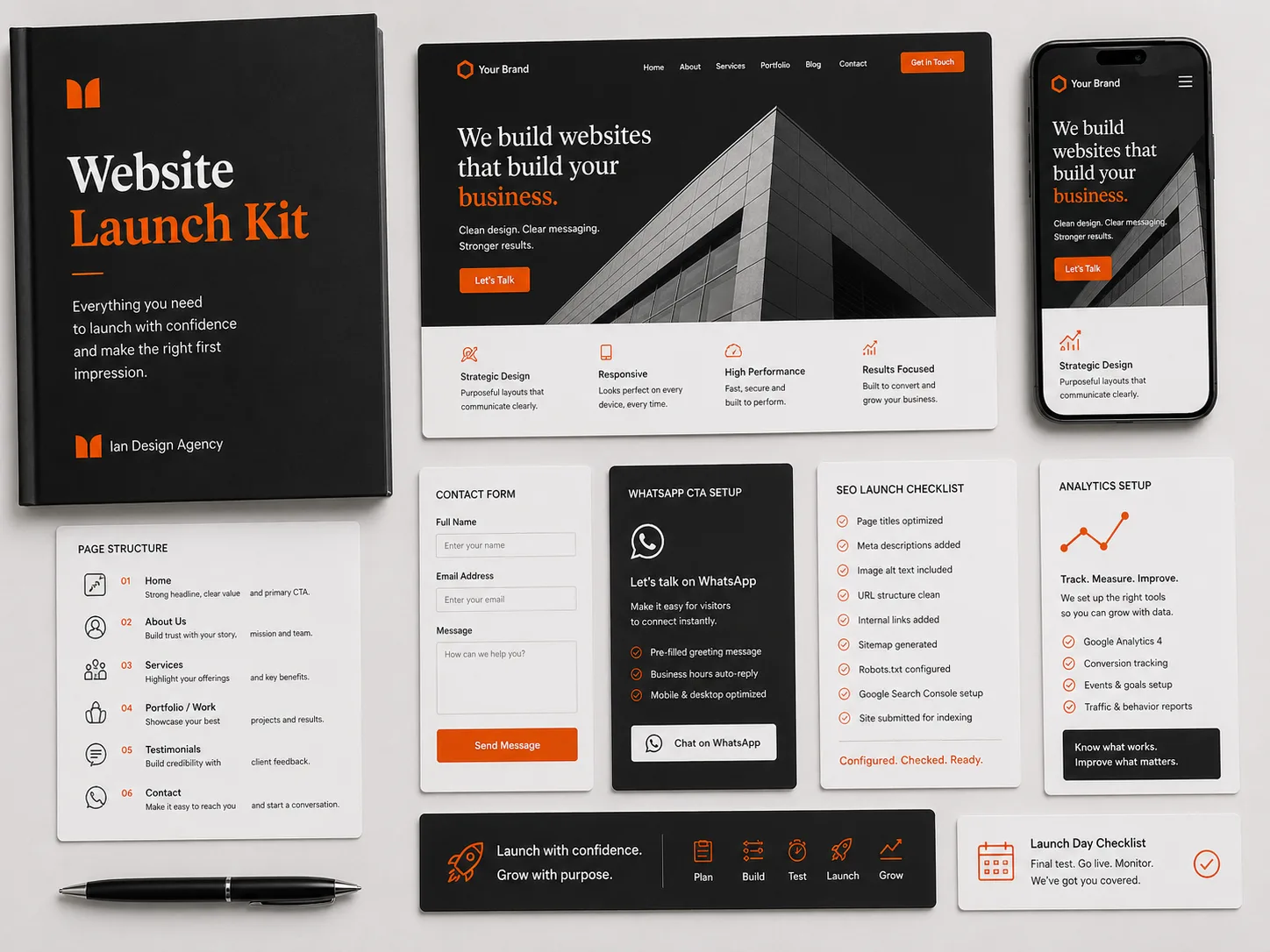 Website Launch Kit package visual